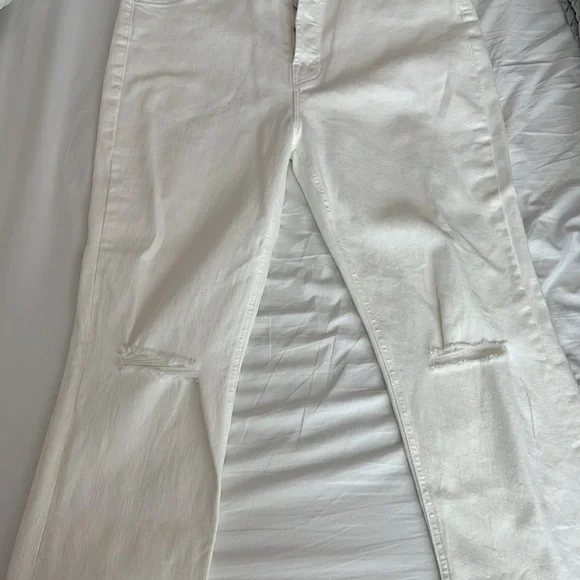 MOTHER High Rise White Jeans - Picture 7 of 11